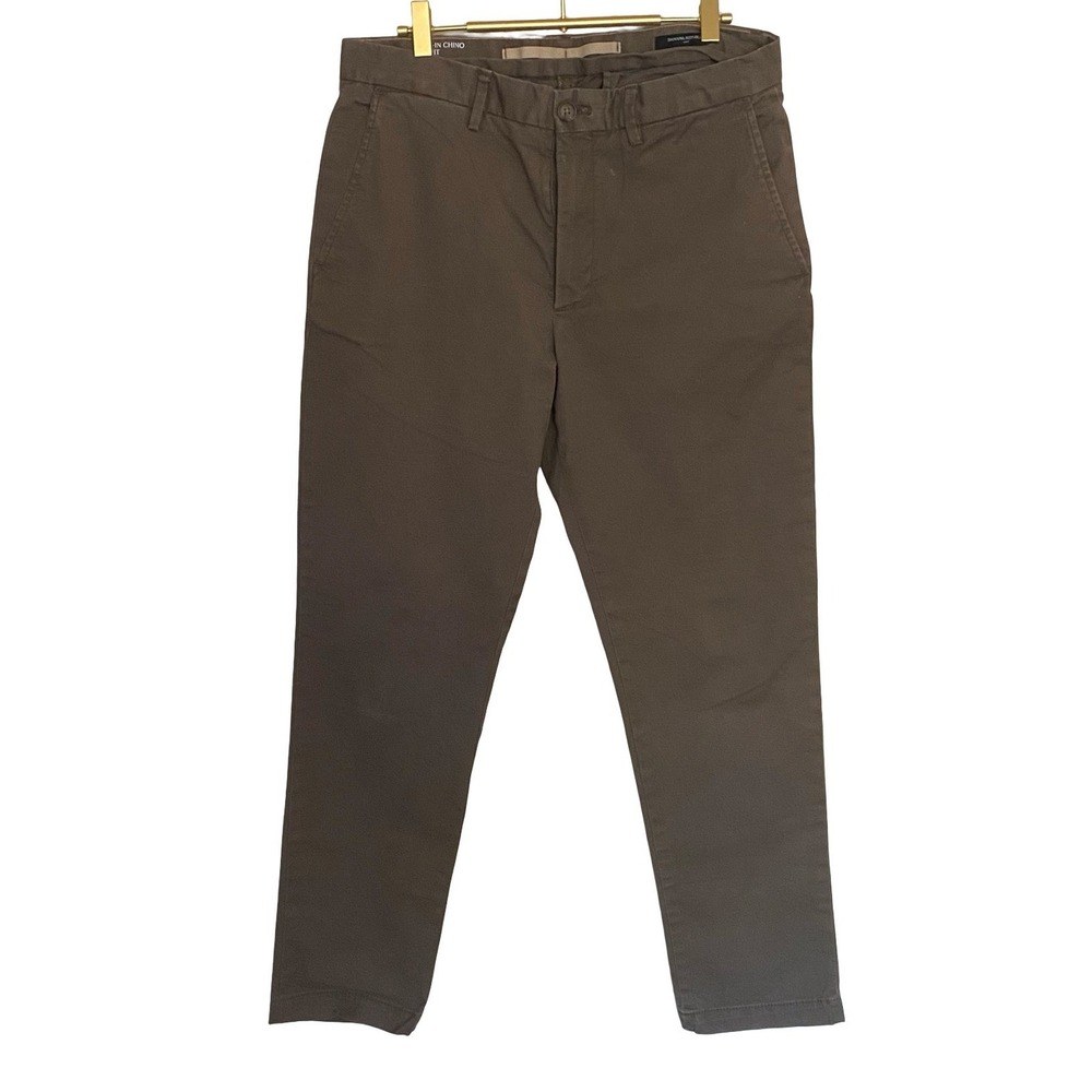 Banana Republic Lived in Chino Slim Fit Pants Mens Size 32x30 Khaki